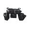 Boulder Bag Ultimate Carpenter Comfort Three Pouch Combo w/MB Black Toolbelt Medium MAX254BKM - alternate 2
